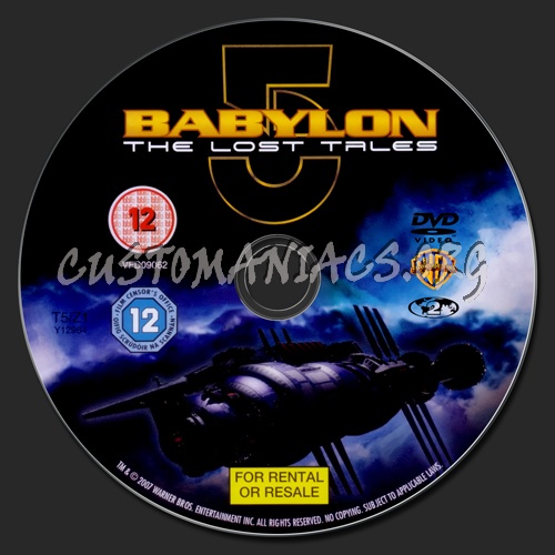 Babylon 5 The Lost Tales dvd label