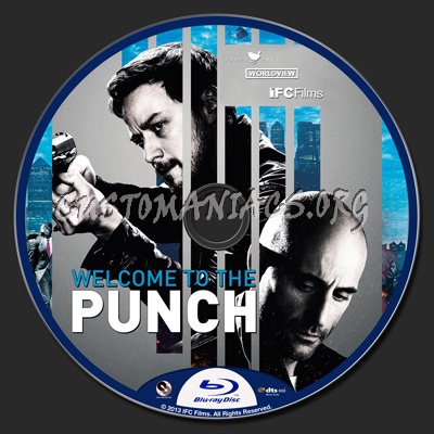 Welcome To The Punch blu-ray label