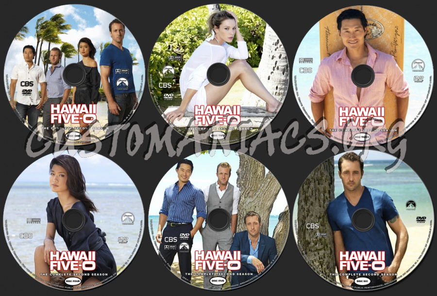 Hawaii Five-O - Season 2 dvd label