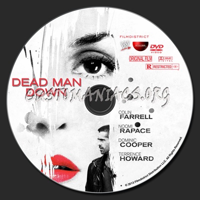 Dead Man Down dvd label