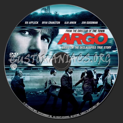 Argo dvd label