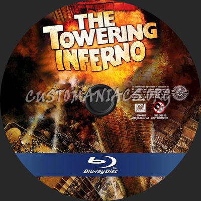 The Towering Inferno blu-ray label