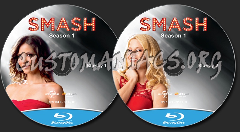 Smash Season 1 blu-ray label