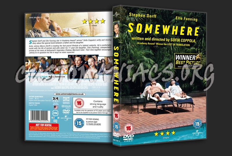 Somewhere dvd cover