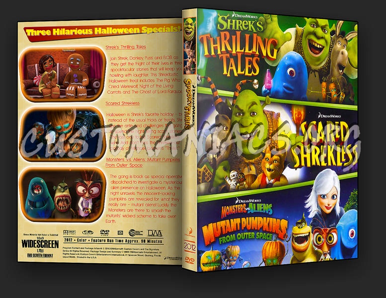 Dreamworks Spooky Stories dvd cover