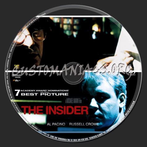 The Insider blu-ray label