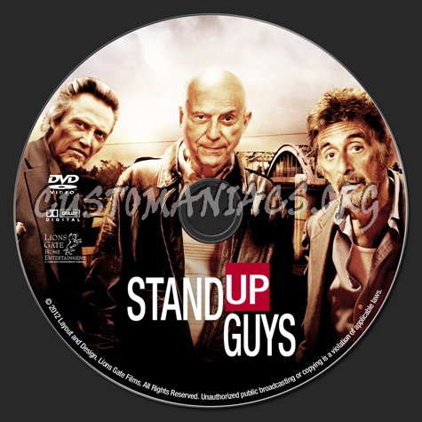 Stand Up Guys dvd label