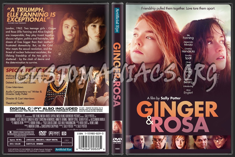 Ginger & Rosa dvd cover