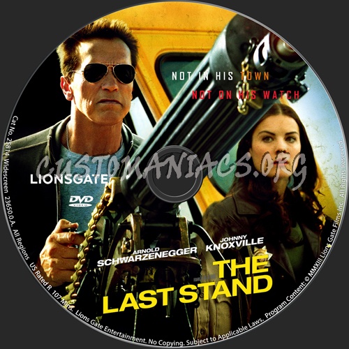 The Last Stand dvd label