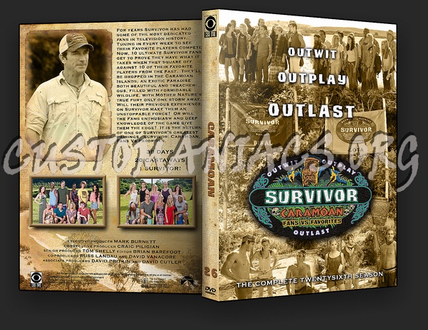 Survivor Caramoan - Season 26 dvd cover