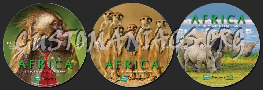 Africa (with David Attenborough) blu-ray label