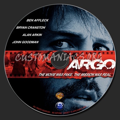 Argo (2012) blu-ray label