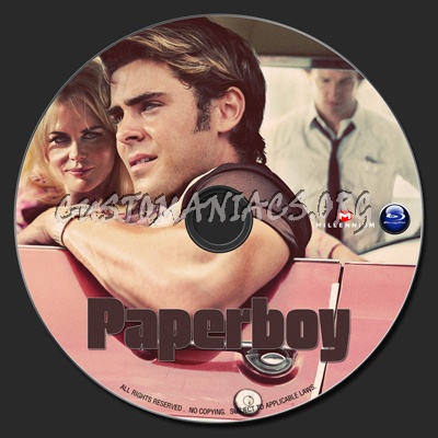 Paperboy (2012) blu-ray label