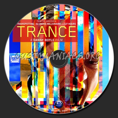 Trance (2013) blu-ray label