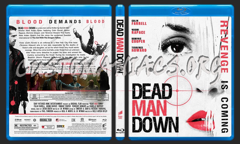 Dead Man Down blu-ray cover