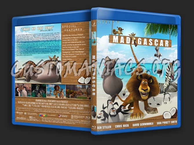 Madagascar blu-ray cover