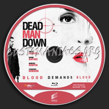 Dead Man Down blu-ray label