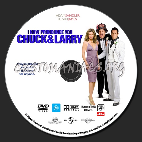 I Now Pronounce You Chuck & Larry dvd label