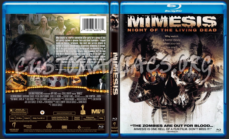 Mimesis: Night of the Living Dead blu-ray cover