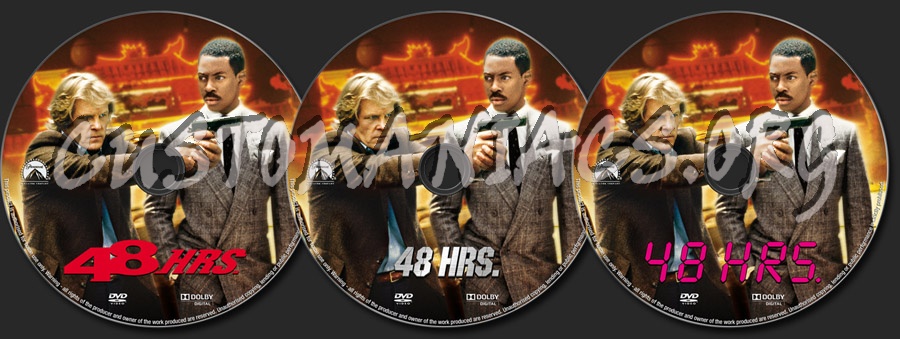 48 Hrs dvd label