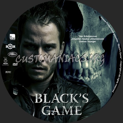 Black's Game dvd label