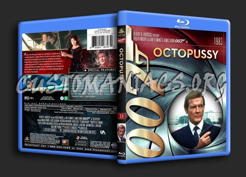 James Bond Collection - Octopussy (13) blu-ray cover