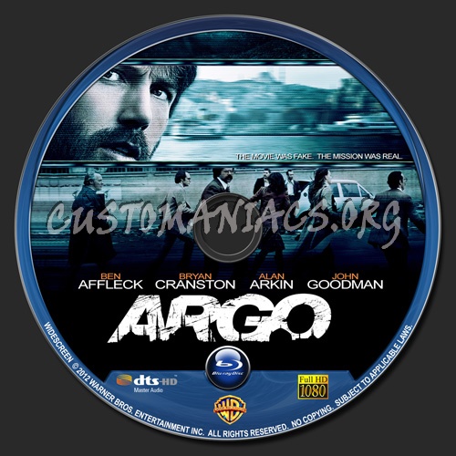 Argo blu-ray label