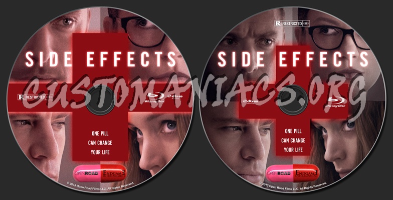 Side Effects (2013) blu-ray label