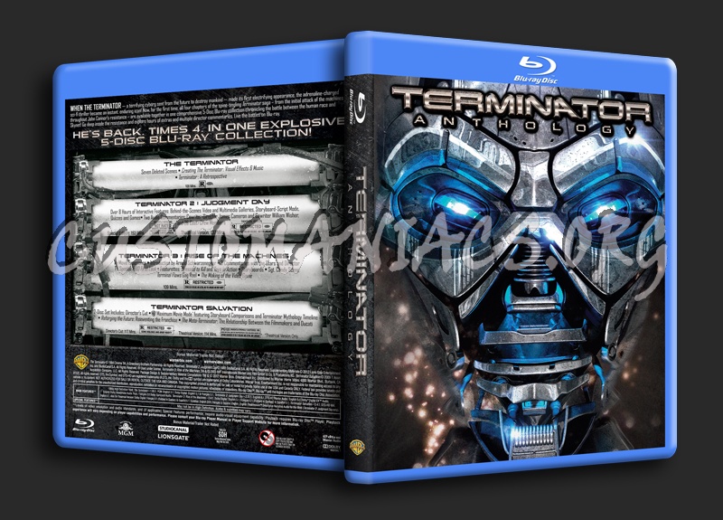 Terminator Anthology blu-ray cover