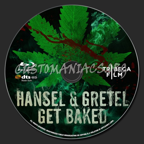 Hansel & Gretel Get Baked blu-ray label