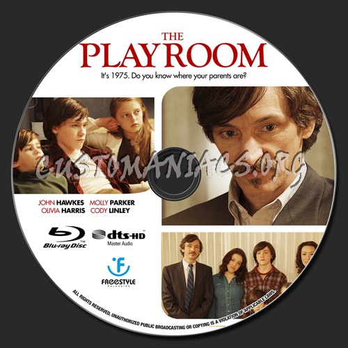 The Playroom blu-ray label