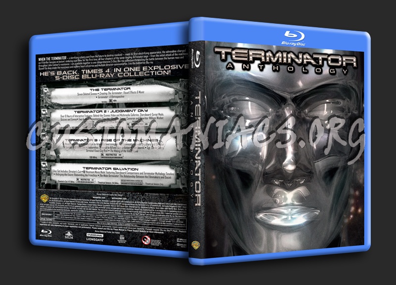 Terminator Anthology blu-ray cover