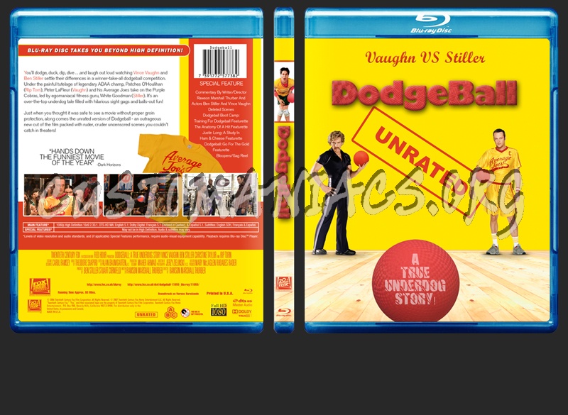 Dodgeball blu-ray cover