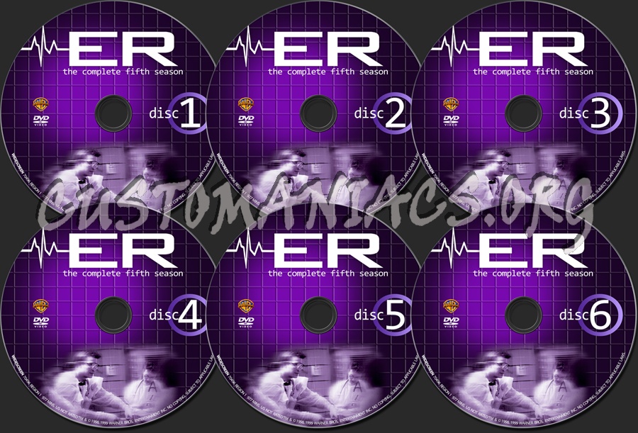 Er Season 5 dvd label