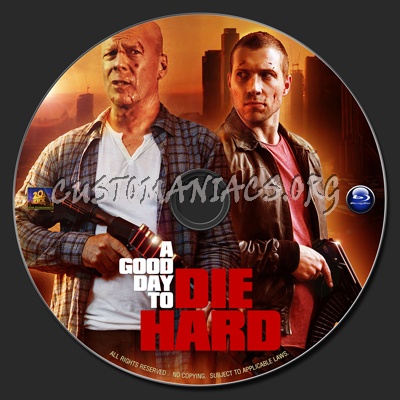 A Good Day To Die Hard (2013) blu-ray label