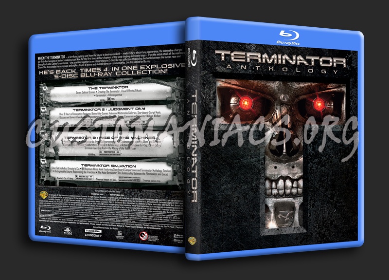 Terminator Anthology blu-ray cover