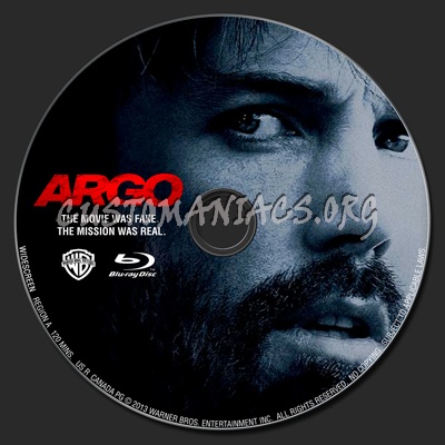 Argo blu-ray label