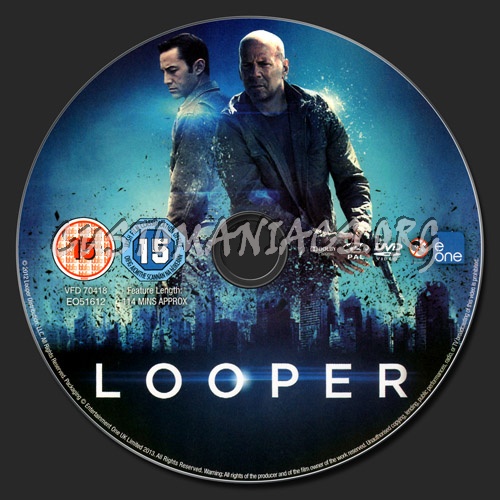 Looper dvd label