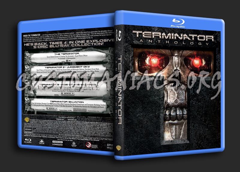 Terminator Anthology blu-ray cover