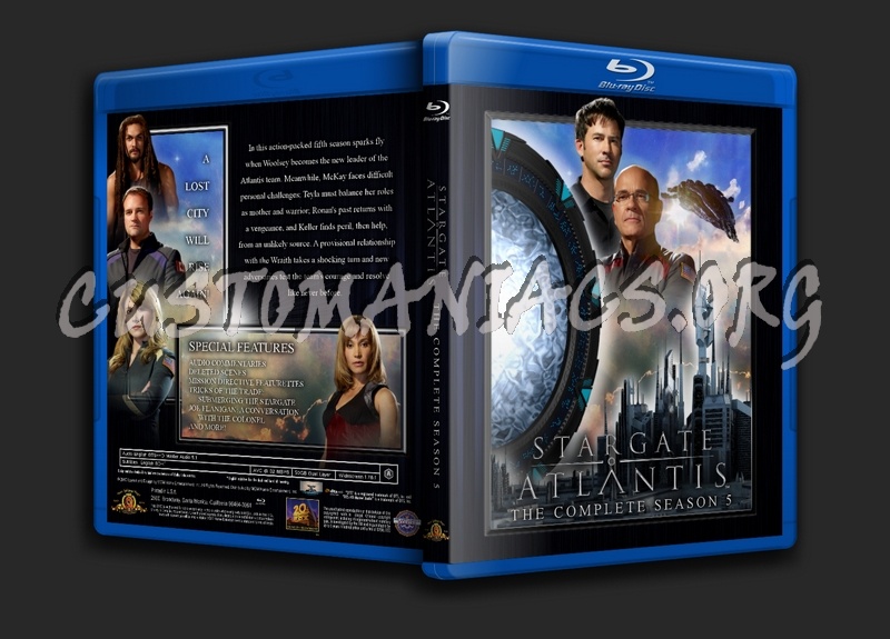 Stargate Atlantis - Season 5 blu-ray cover