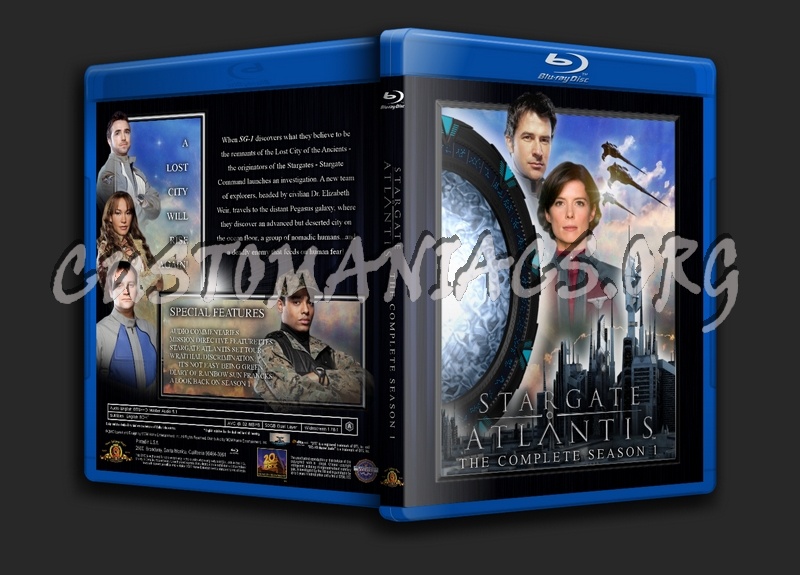 Stargate Atlantis - Season 1 blu-ray cover