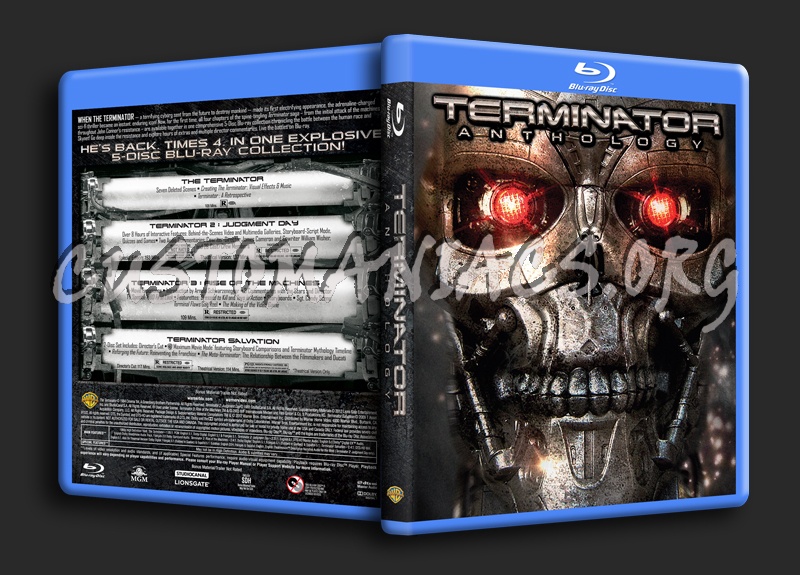 Terminator Anthology blu-ray cover