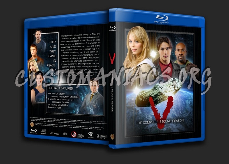 V (2009) - Season 2 blu-ray cover