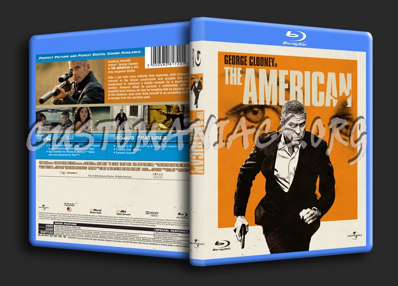 The American blu-ray cover