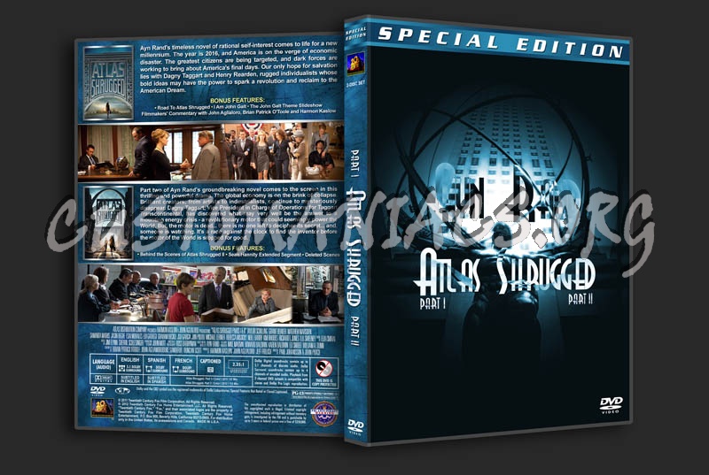 Atlas Shrugged: Parts I & II dvd cover