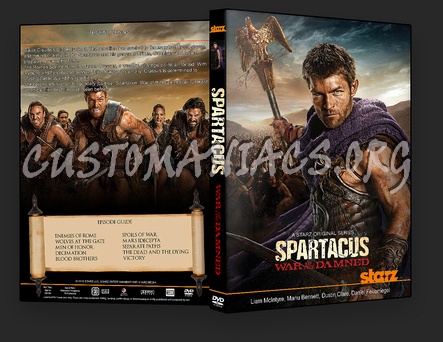 Spartacus-War of the Damned dvd cover