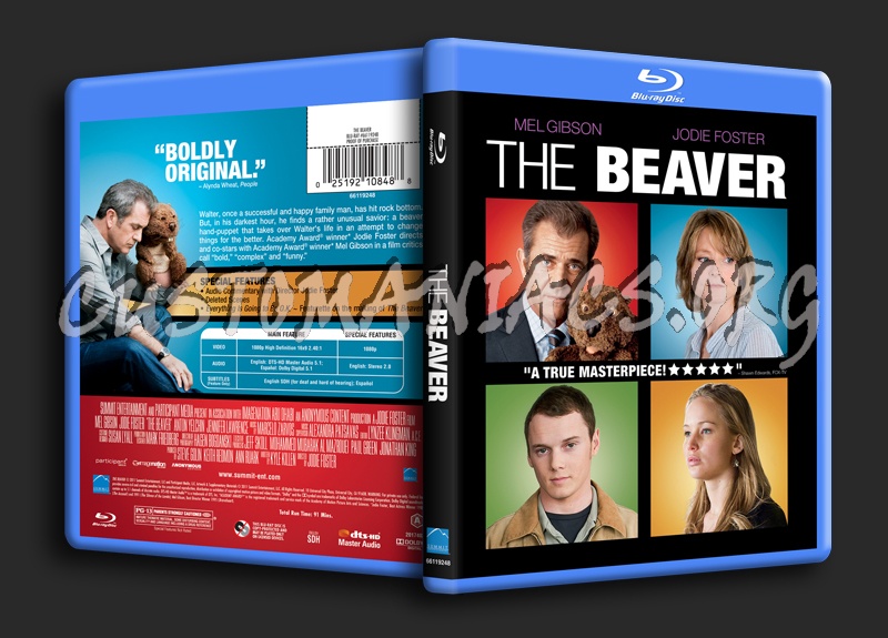 The Beaver blu-ray cover