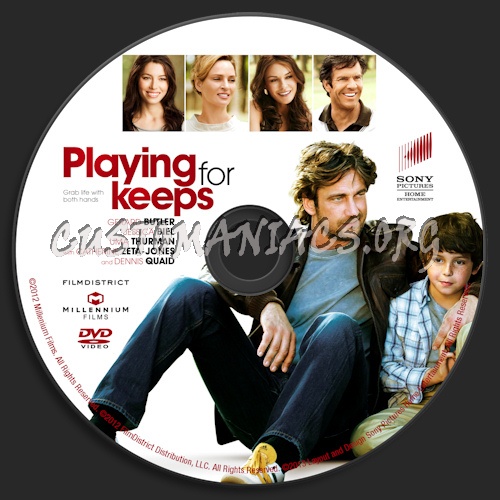 Playing For Keeps dvd label