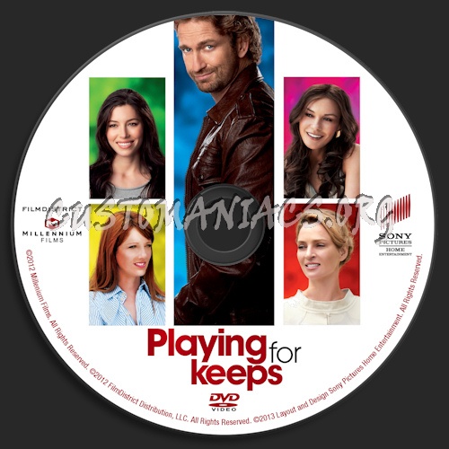 Playing For Keeps dvd label