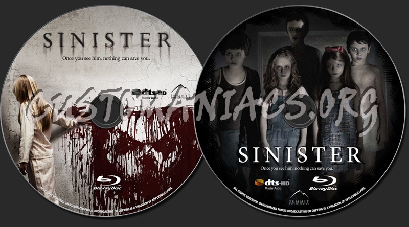 Sinister blu-ray label